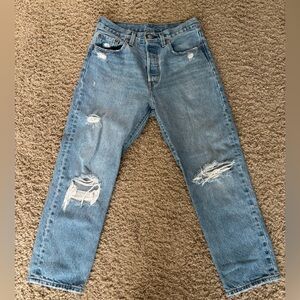 Levi's Light Blue 501 Jeans